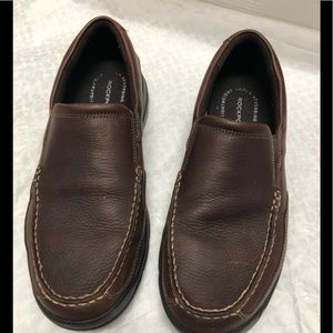 Rockport Brown Leather Loafers sz 8.5